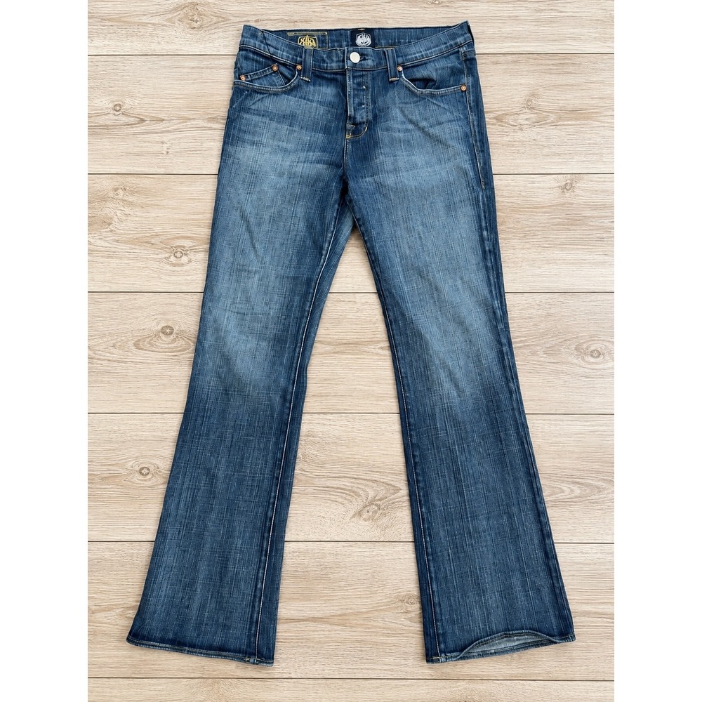 Rock & Republic Taylor Flap Pocket Flare Jeans Medium Wash TAY-910K FLUT